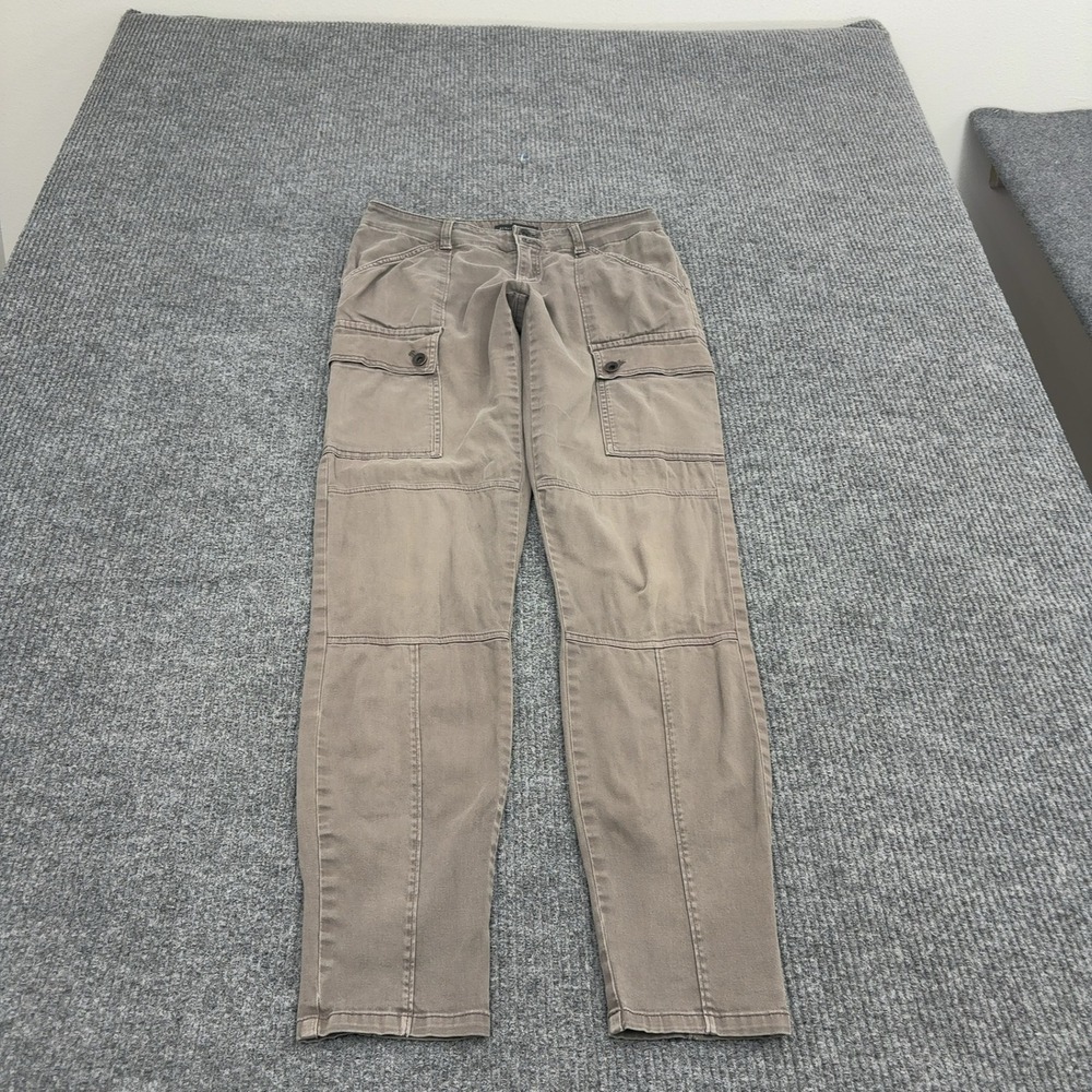 Banana Republic Cargo Pants Womens 4L Khaki Cotton Stretch Utility‎ Gorpcore